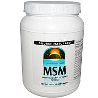 Source Naturals, MSM Powder, порошок МСМ, 1000 г