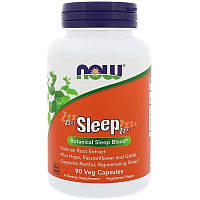 Now Foods, Sleep, рослинна суміш для сну, 90 рослинних капсул