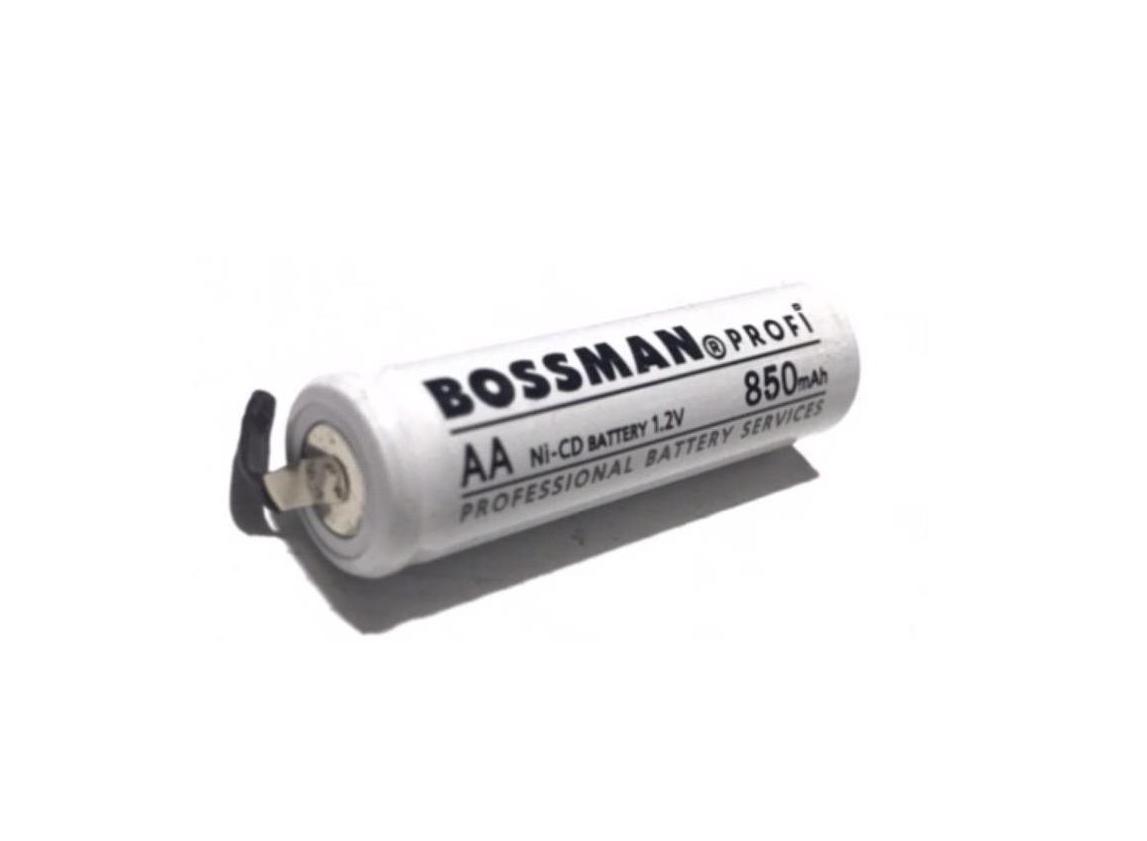 Акумулятор технічний Bossman-Profi AA/HR6 1,2 V 850mAh (Ni-Cd) з контактами для пайки