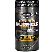 Muscletech, Essential Series, Platinum Pure CLA, 800 мг, 90 м'яких капсул