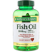 Nature's Bounty, Fish Oil, 1,000 mg, 145 Rapid Release Softgels