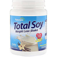 Naturade, Total Soy, коктейль для схуднення, ваніль, 540 г (1,2 фунта)