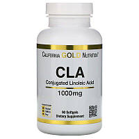 California Gold Nutrition, Clarinol, КЛК, кон'югована лінолева кислота, 1000 мг, 90 м'яких таблеток