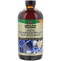 Nature's Answer, Liquid Magnesium Malate and Glycinate (Рідкий малат і глицинат магнію), з мандариновим смаком, 480 мл (16 рідких унцій)