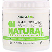 Nature's Plus, швидкодійний порошок GI Natural, 0,38 ф. (174 г)