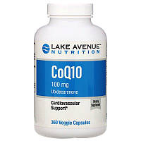 Lake Avenue Nutrition, CoQ10, USP Grade, 100 mg, 360 Veggie Capsules