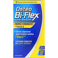 Osteo Bi-Flex, Здоров'я суглобів, потрійна сила + вітамін D, 120 таблеток в оболонці