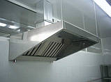 Купольна витяжка 60 см для кухні з оцинкованої сталі, пристінного типу, фото 5
