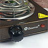 Електроплита DOMOTEC MS-5801 спіральна - настільна електрична плита 1 конфорка (1000 Вт), фото 3