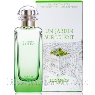 Женская оригинальная туалетная вода Hermes Un Jardin Sur Le Toit, 50ml NNR ORGIN /6-74 - фото 1 - id-p10162452