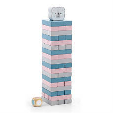 Дерев'яна настільна гра Viga Toys PolarB Дженга 54 деталі (44011), фото 4