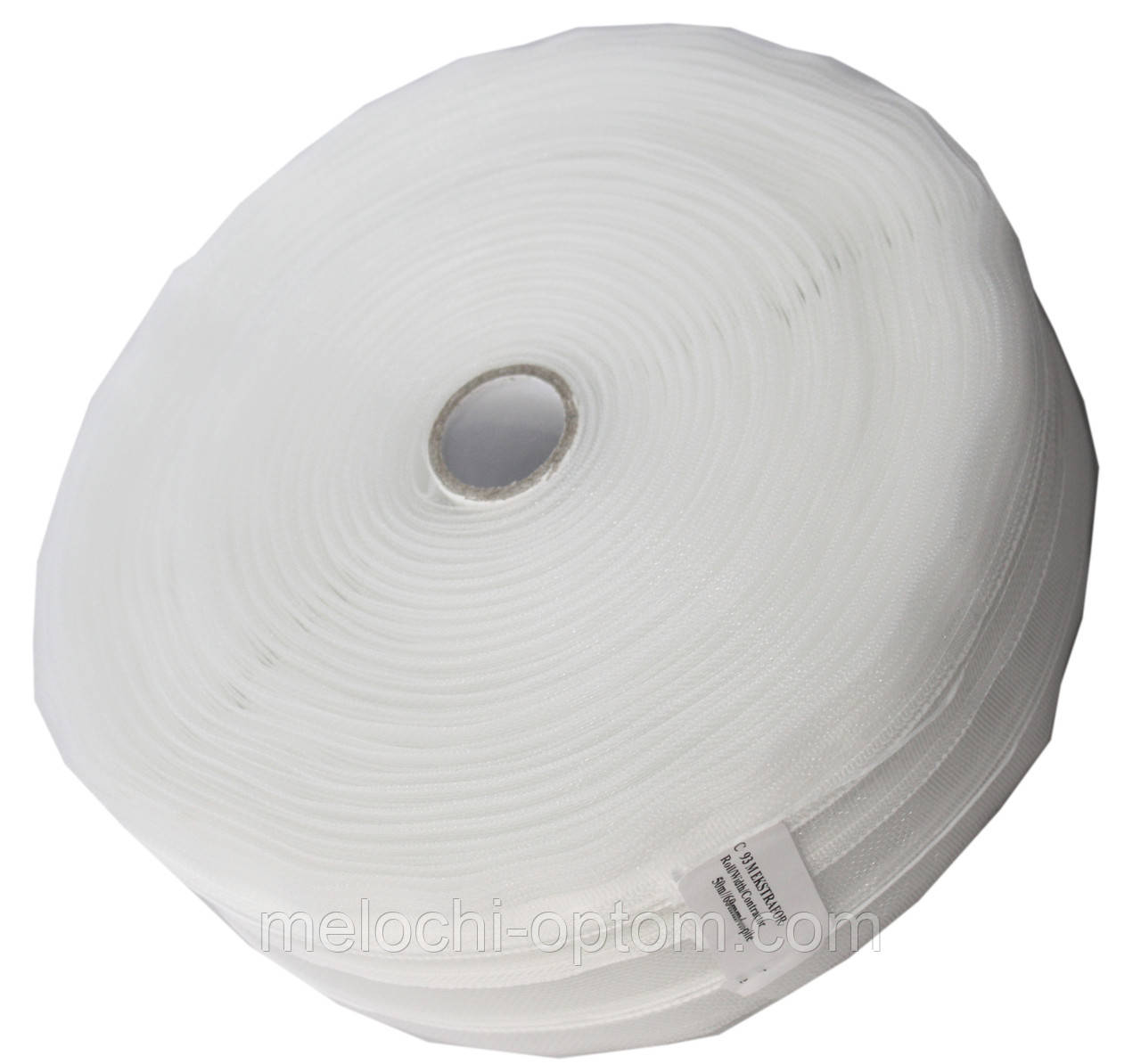 Шторна стрічка ОРГАНЗА (60mm/50m) три нитки, тасьма шторна