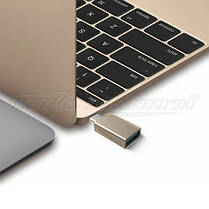Перехідник OTG USB 3.0 to Type-C (чорний), фото 4