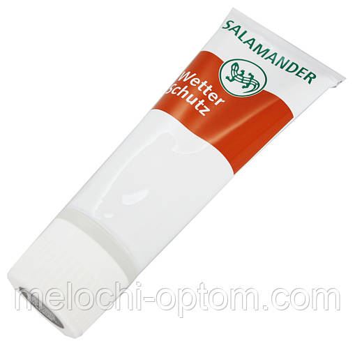 Крем для обуви SALAMANDER (75ml) темно - коричневый для гладкой кожи ...