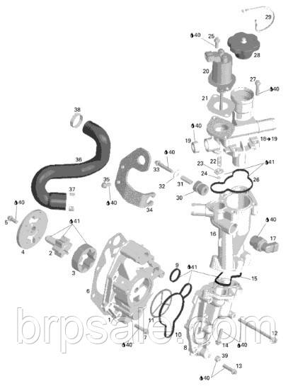 Прокладка Sea-Doo BRP Gasket, фото 1