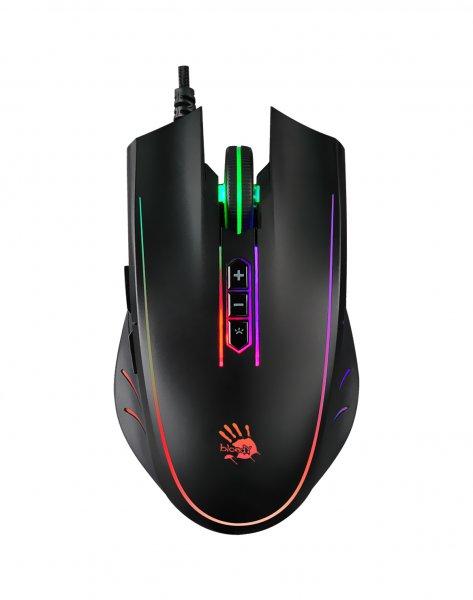 Ігрова миша A4Tech Q81 Bloody Curve Neon XGlide, Optical 3200dpi, з металевими ніжками