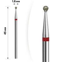 М-22 Алмазная насадка Шарик Red 1,8мм