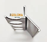 Капельник алюмінієвий цоколь фундамент відлив під плитку козирьок довжина 2,7 метра коричневий RAL 8017, фото 3