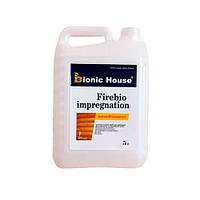 Огнебиозащитное вещество для древесины Bionic-House Firebio impregnation 5л
