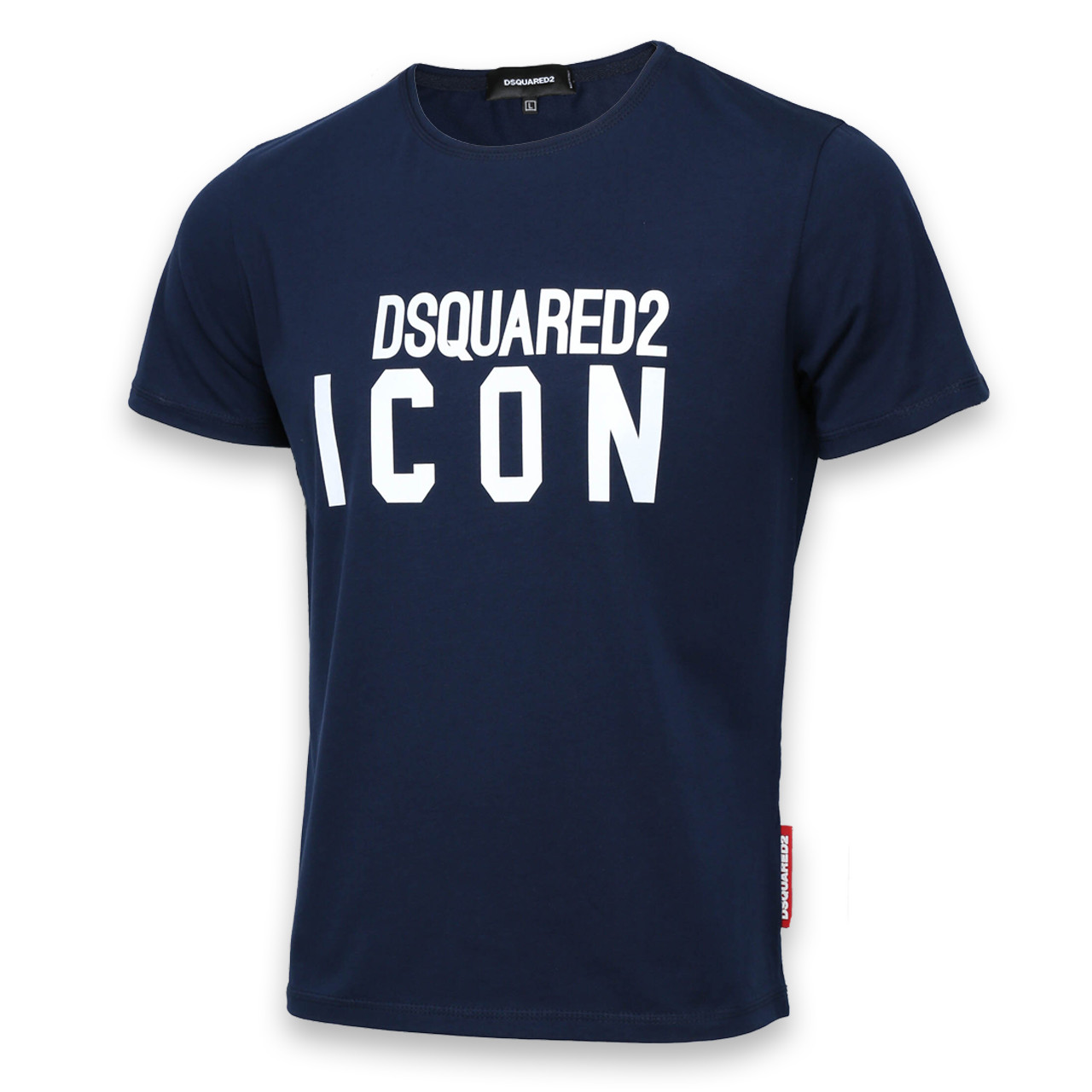Футболка чоловіча т синя DSQUARED з принтом "ICON" Ф-10 DBLU S(Р) 20-816-020-001, фото 1