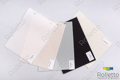 Тканинні ролети відкритого типу з тканини "Соломка", ціна за 0,5 м.кв