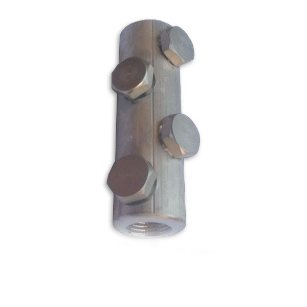 Гильза алюминиевая 2 СБ 150-240-А с отрывными болтами латунными Тип СБ, ОЗКА - фото 1 - id-p1183564744