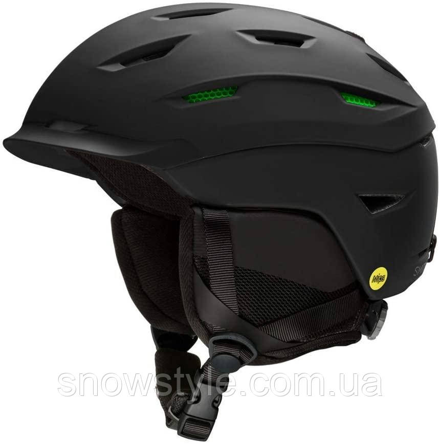Гірськолижний шолом Smith Level MIPS Helmet Matte Black XL (63-67cm), фото 1