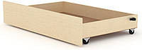 Ящик висувний для ліжок Класика і Модерн КОМПАНІТ Венге світлий (99.7х61.6х19 см)