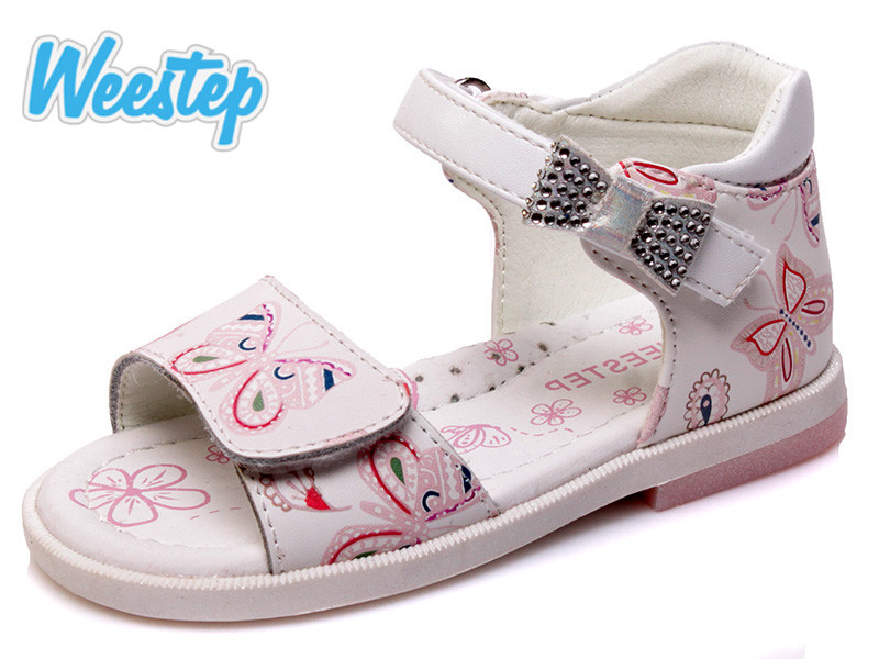 Босоножки Weestep 526050048 метелики white 21р, 22р, 23р, 24р