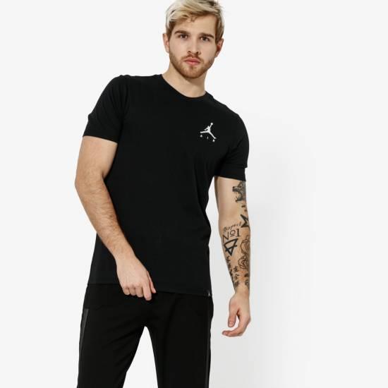 Футболка спортивна чоловіча Nike Jordan Jumpman Air Embroidered Tee чорна