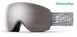 Гірськолижна маска Smith Skyline Cloudgrey Лінза S3 ChromaPop Sun Platinum Mirror