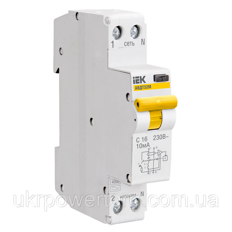 Автоматичний вимикач ВА47-29 1P 2 А х-ка C, IEK
