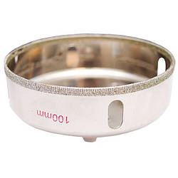 Свердло алмазне трубчасте для скла та кераміки 100 мм INTERTOOL SD-0379