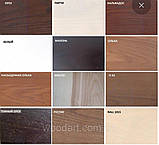 Крісло "Алексіс" (Стілець) Ясень натуральний, шкірзамінник бежевий флай 2207, фото 10