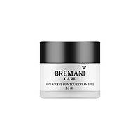 Anti-age Eye Contour Cream SPF15, Антивозрастной крем для кожи вокруг глаз SPF15 40+, Bremani, 15ml