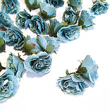 Розочка прованс. Колір блакитний 4,5 см
