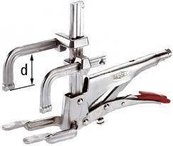 Паралельна струбцина BE-GRZ10 з захопленням Ширина затиску (a)100 мм Глибина затиску (b)65 мм