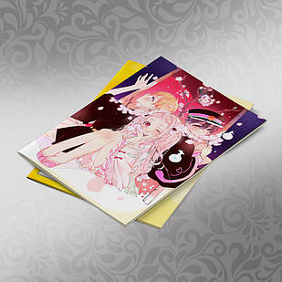 Скетчбук А5 кремові листи Jibaku shounen Hanako kun 30 аркушів 002