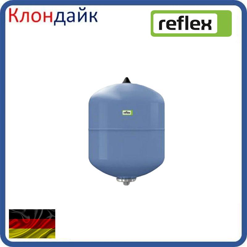 Расширительный бак вертикальный Reflex для водоснабжения DE 25L (синий) резьба 3/4 - фото 2 - id-p1183693146