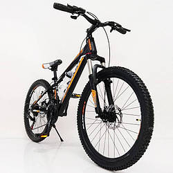 Стильний спортивний велосипед S300 BLAST-NEW 29", рама 18", чорно-жовтогарячий