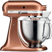 Міксер планетарний настільний KitchenAid Artisan 5KSM185PSECP чаша 4.8 л, з двома чашами, мідний