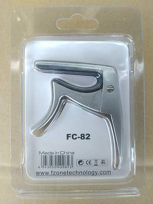 Каподастр для укулеле. FZONE FC-82 UKULELE CAPO (Silver), фото 3