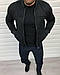 Бомбер-куртка чоловіча бежева весняна осінка замшева якісна модна, фото 3