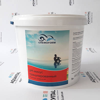 Хімія для басейну Chemoform, засіб для зниження рівня pH у гранулах (5 кг)