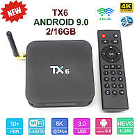 TV-Приставка Tanix TX6 2/16GB (Android Smart TV BOX, Андроид Смарт ТВ Приставка, Андроїд тв бокс)