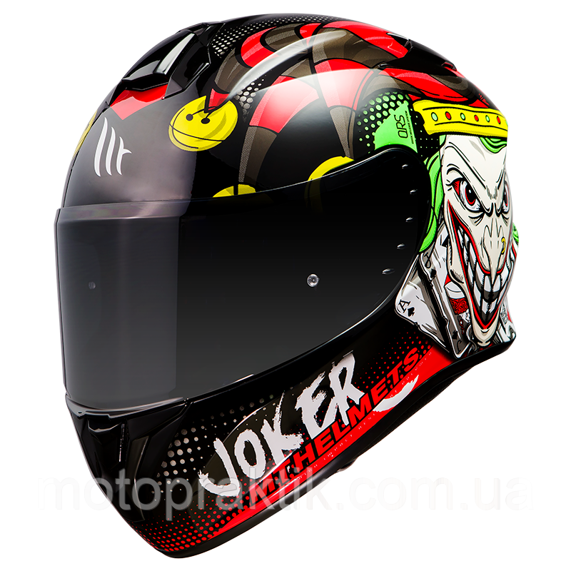 MT Targo Joker A1 Gloss Black, XS Мотошолом інтеграл