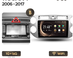 Junsun 4G Android магнітолу для Volkswagen Tiguan 1 NF 2006 — 2017 1ГБ ОЗУ +16 тип В