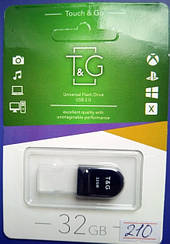 Флешка T&G USB 2.0 Mini-black 32Gb