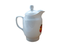 Глечик Сумської з кришкою 1.5 л Білий
