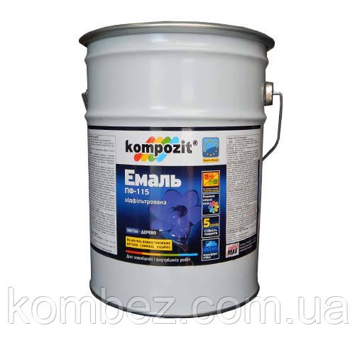 Емаль ПФ-115 біла алкідна Коmpozit 12кг